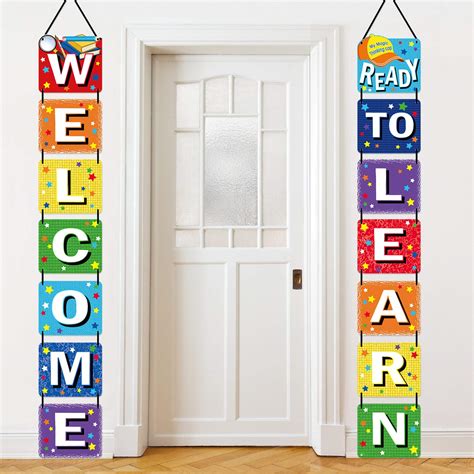 Back to School Banner Welcome Banner for First Day of School Welcome ...