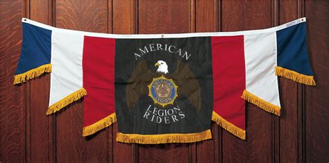 Legion Riders Panel Drape - American Legion Flag & Emblem