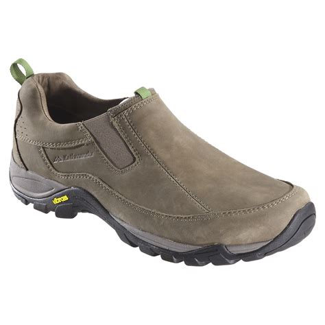 Kathmandu Forbes Mens Waterproof Leather Vibram Rubber Slip On Walking ...