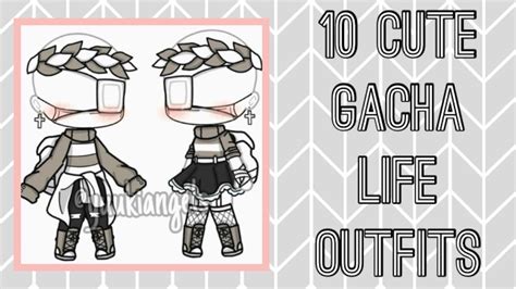 10 Cute Gacha Life Outfits - YouTube