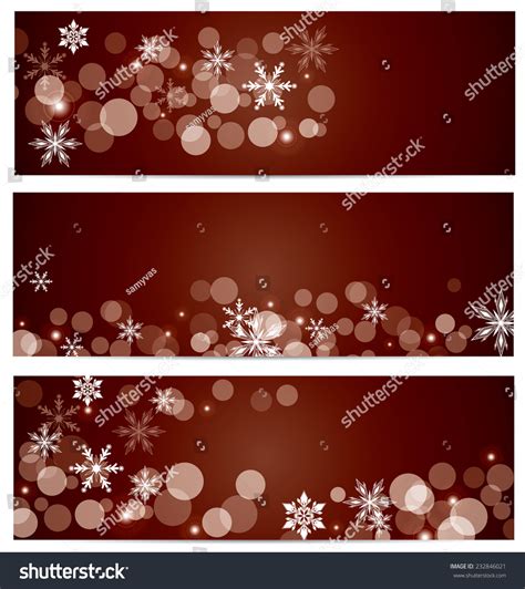 Snow Falling Banner Background Vector Stock Vector (Royalty Free ...