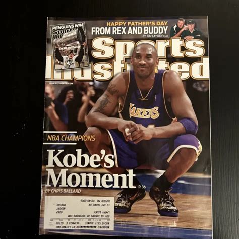 KOBE BRYANT LA Lakers NBA Champions Sports Illustrated Magazine 22/6/2009 ! EUR 25,54 - PicClick FR