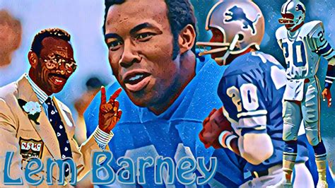 The Motown Marauder - Lem Barney Career Highlights - YouTube