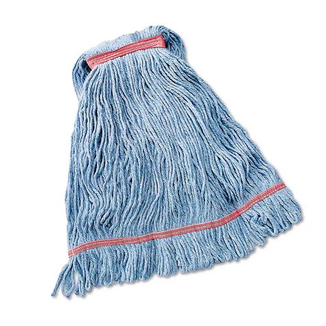 Heavy Duty Wet Mop Head - 24 oz, Blue S-7271BLU - Uline