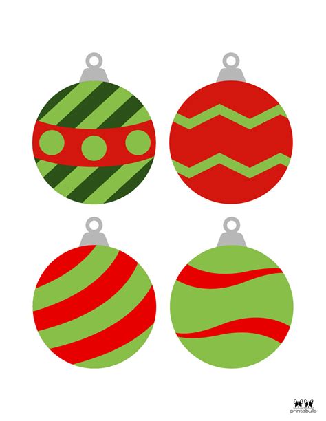 Printable Christmas Ornaments | Printabulls