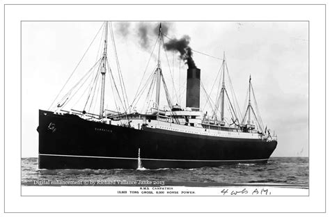 RMS Carpathia Rms Carpathia, Cunard Line, Rms Titanic, Sailing Ships, Survivor, Olympics ...