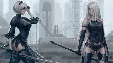 3840x2160 2b And A2 Nier Automata 4K ,HD 4k Wallpapers,Images,Backgrounds,Photos and Pictures