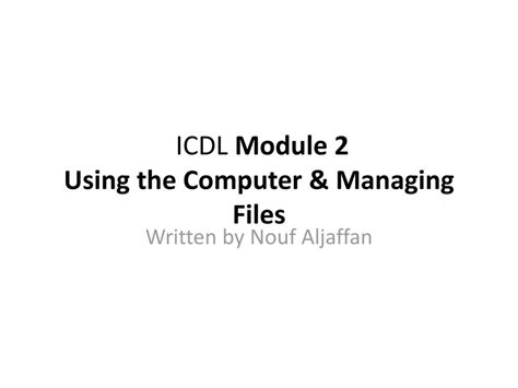 PPT ECDL/ICDL Module Basic Concepts Of Information, 51% OFF