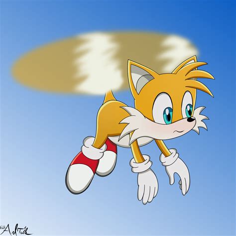 Tails do be flying (Art by me) : r/milesprower