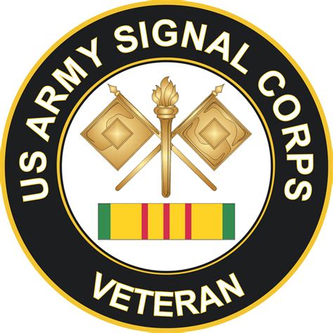 Army Signal Corps Vietnam Veteran Sticker