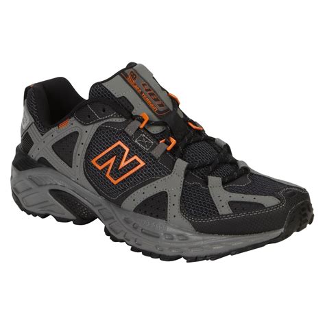 New Balance Mens 481Trail Running Athletic Shoe Wide Width - Grey/Orange