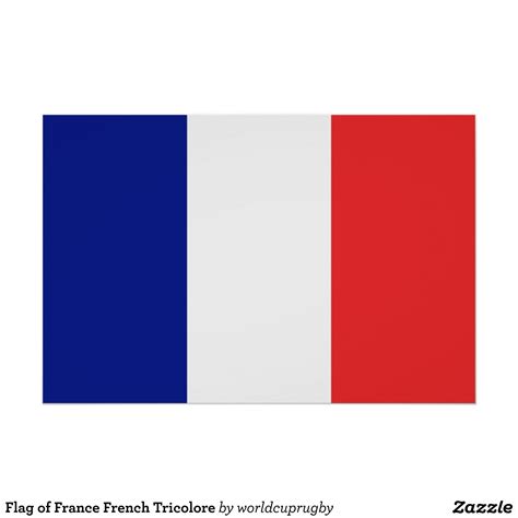 Flag of France French Tricolore Poster | Zazzle.com Tricolour Flag ...