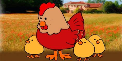 La gallinita roja, fábula infantil sobre el esfuerzo narrada