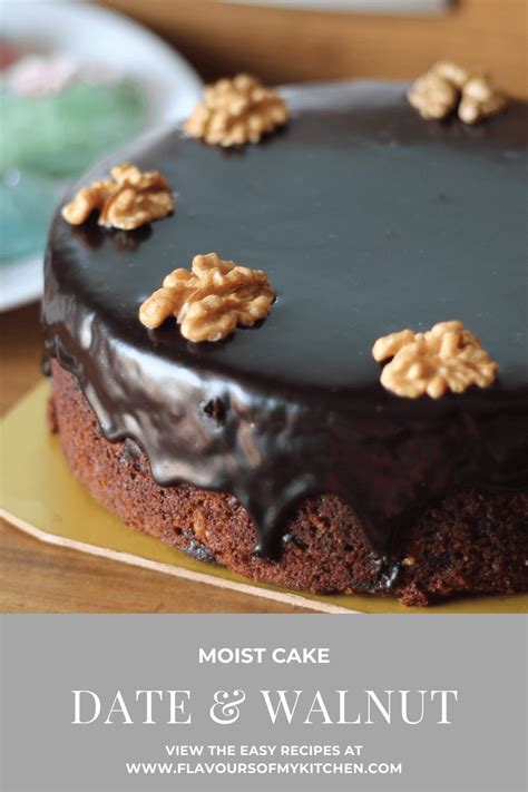 Moist Date and Walnut Cake |Best Recipe for Date and Walnut Cake ...