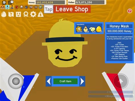 Got the Honey Mask yay : r/BeeSwarmSimulator