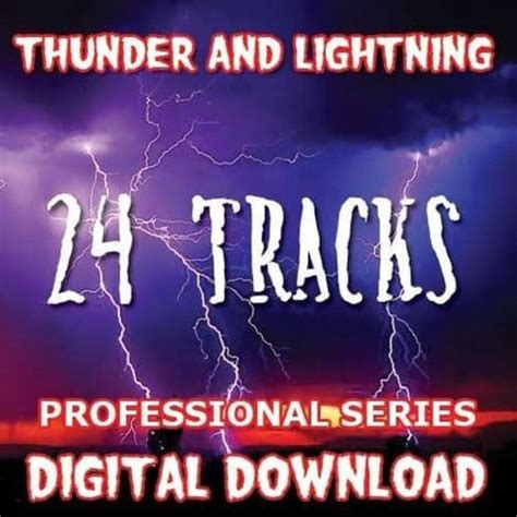 THUNDER & LIGHTNING Sound FX Digital Download - Etsy