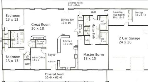 40x80 Barndominium Floor Plans With Shop - Flooring Images