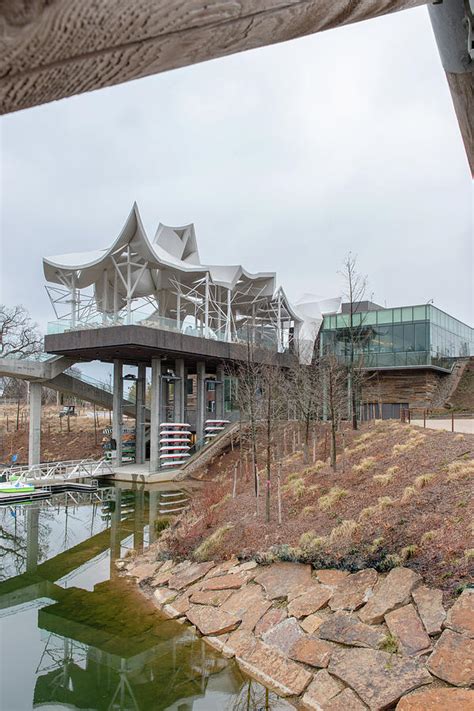 Tulsas Gathering Place Boathouse Photograph by Bert Peake