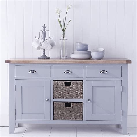 GENEVA WHITE Painted Oak Large Sideboard. | Painted sideboard, Large sideboard, Furniture