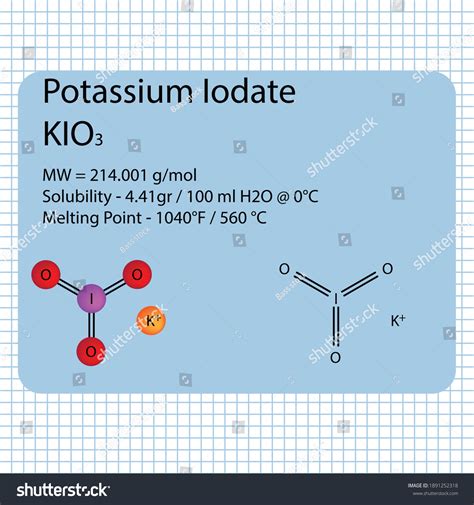 9 Potassium Iodate Images, Stock Photos & Vectors | Shutterstock