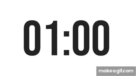 1 MINUTE COUNTDOWN TIMER (60 SECONDS TIMER) on Make a GIF