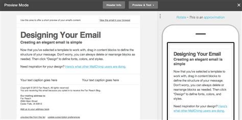 MailChimp Email Marketing System Gets a Makeover | Far Reach Blog