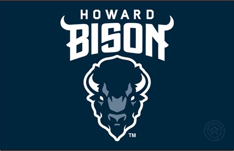 Howard Bison Logo - Primary Dark Logo - NCAA Division I (d-h) (NCAA d-h) - Chris Creamer's ...