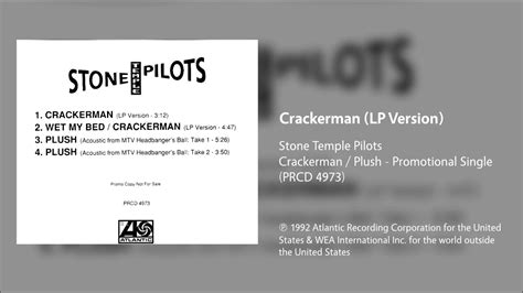 Stone Temple Pilots - Crackerman (LP Version) - YouTube