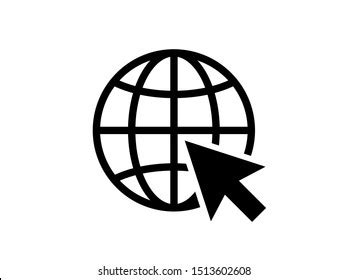 Click Web Vector Icon Cursor Illustration Stock Vector (Royalty Free ...