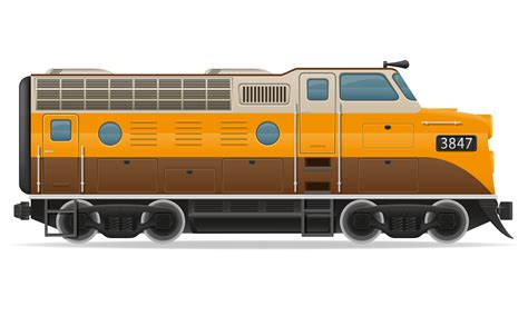 railway locomotive train vector illustration 489816 Vector Art at Vecteezy