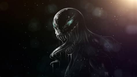 Download wallpaper 1920x1080 dark, minimal, villain, venom, full hd ...