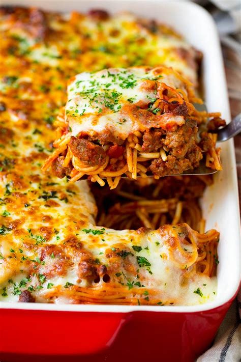 Baked Spaghetti - Dinner at the Zoo