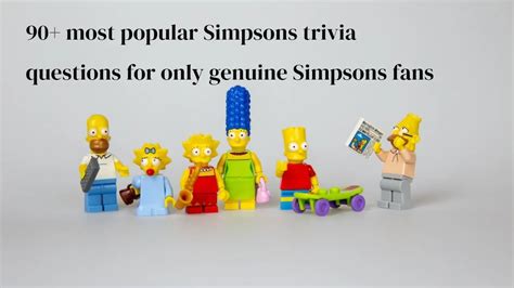 100+ Best Simpsons trivia questions for Simpsons lovers