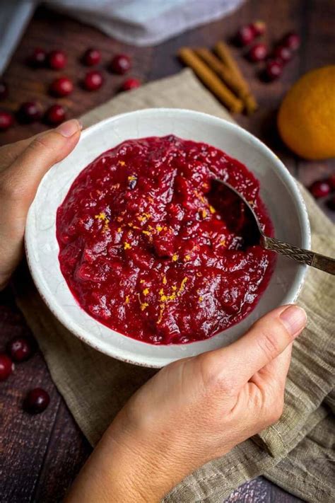 Best Vegan Cranberry Sauce (Homemade & Low Sugar) – No Sweat Vegan