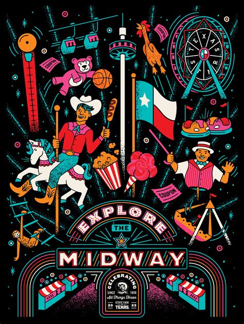 State Fair of Texas Unveils 2023 Commemorative Theme Art, “Explore the Midway” | State Fair of Texas