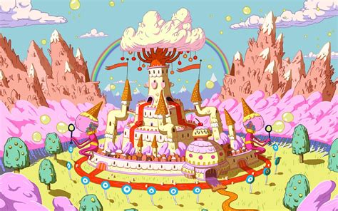 candy castle | Adventure time background, Adventure time princesses, Adventure time poster