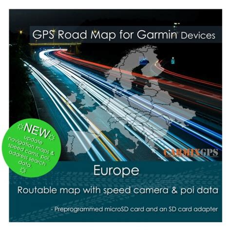 Navigation Products. Expert Service. GPS Maps & Marine Charts | CARMIX-GPS.com - Europe Map for ...