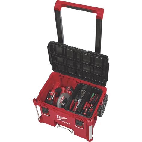 Milwaukee Packout Rolling Toolbox — 22.1in.L x 18.9in.W x 25.6in.H, Model# 48-22-8426 | Northern ...