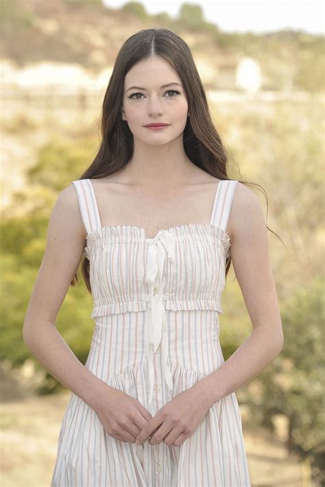 MACKENZIE FOY at Black Beauty Press Interview in Topanga 11/20/2020 ...