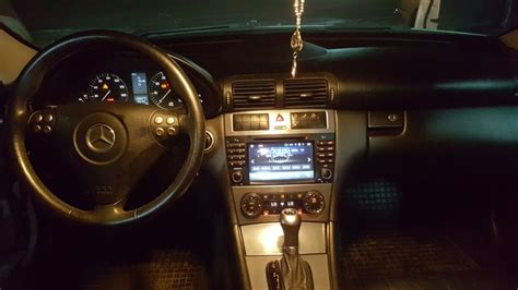 Mercedes w203 c230 2005 gear consol audio system navigation radio ...