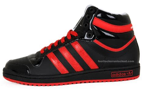 adidas Top Ten High - Black - Collegiate Red - SneakerNews.com