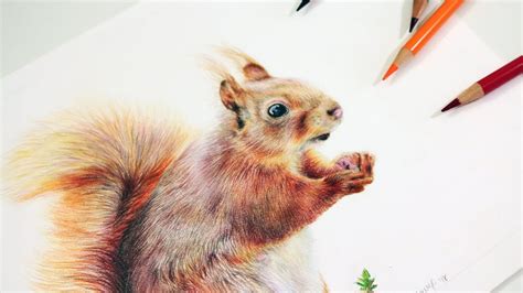 How To Draw A Realistic Squirrel