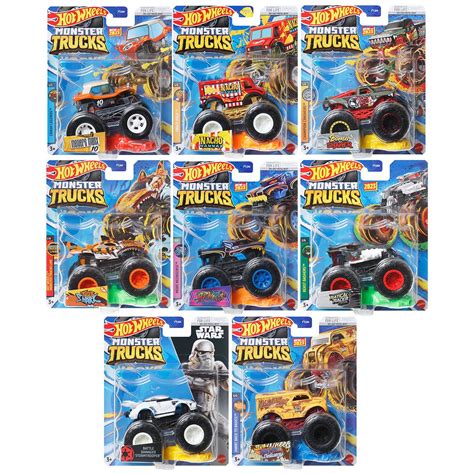 Hot Wheels Monster Trucks 1:64 Scale Vehicle 2023 Mix 11 Case of 8