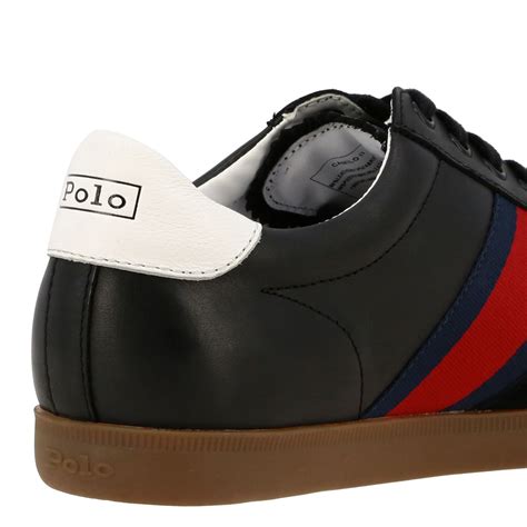 Polo Ralph Lauren Outlet: Shoes men | Sneakers Polo Ralph Lauren Men Black | Sneakers Polo Ralph ...