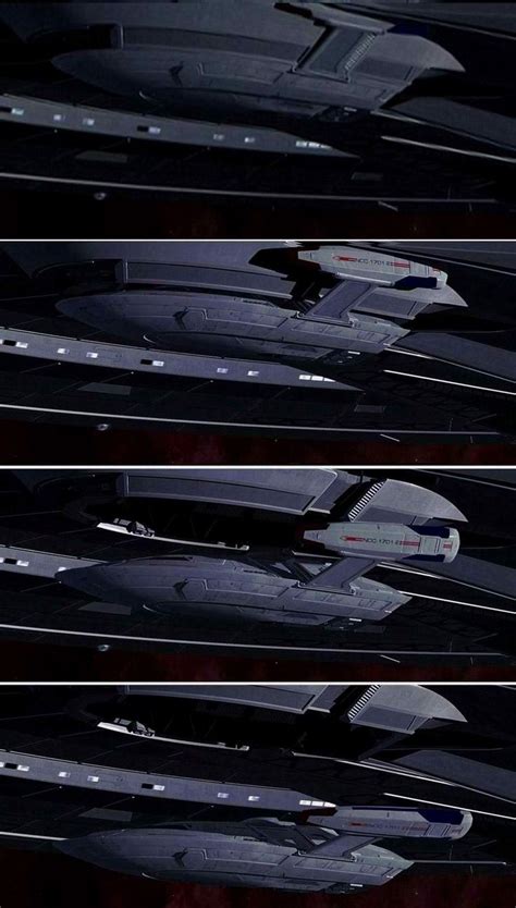 Deployment of the Captain's Yacht from U.S.S. Enterprise NCC-1701 E Uss Enterprise Ncc 1701 ...