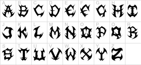 Metal font, Metal typography, Lettering alphabet