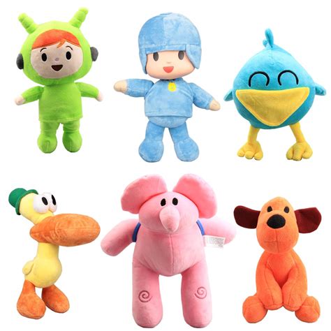 Buy uiuoutoy Pocoyo Plush Nina y Bird Loula Elly Pato Pocoyo Toys Set 6 Pcs Online at desertcartUAE