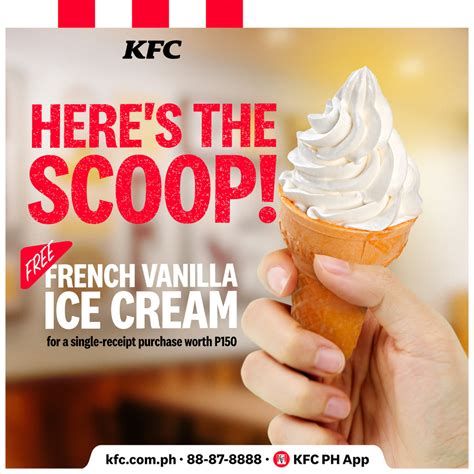 KFC – FREE French Vanilla Ice Cream Promo | Manila On Sale