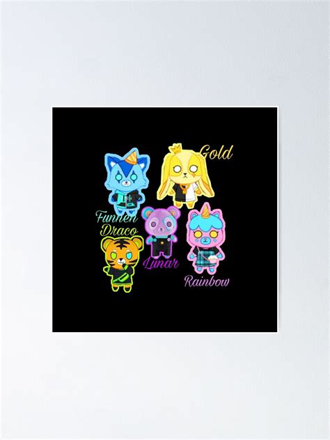 "Funneh plushies krew" Poster for Sale by abdouziko | Redbubble