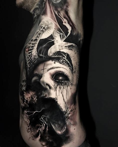 45+ Amazing Horror tattoo sleeve ideas image ideas